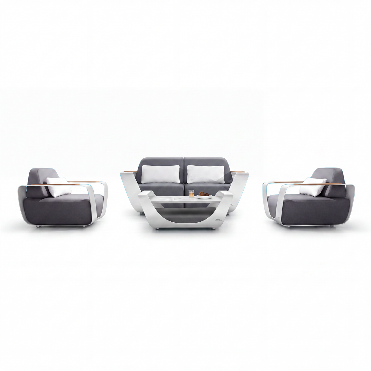 Conjunto Sofá Onda 4 peças - Pininfarina