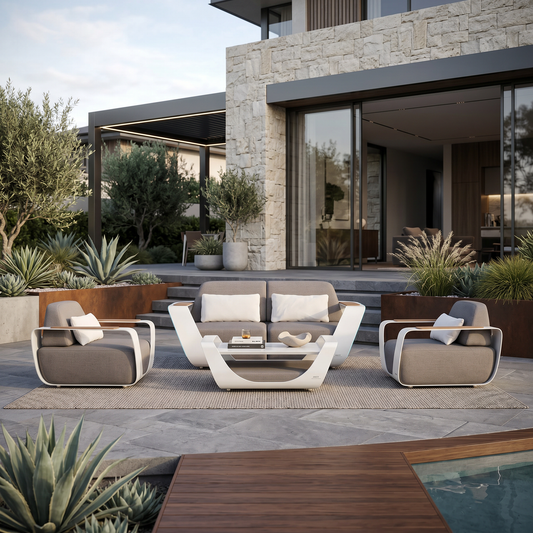 Conjunto Sofá Onda 4 peças - Pininfarina